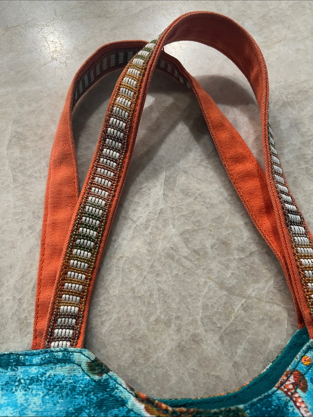 Paul Brent tropical canvas bag. Never used. - Picture 6 of 8